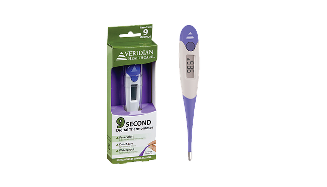 Veridian 9 Second Flexible Tip Digital Thermometer