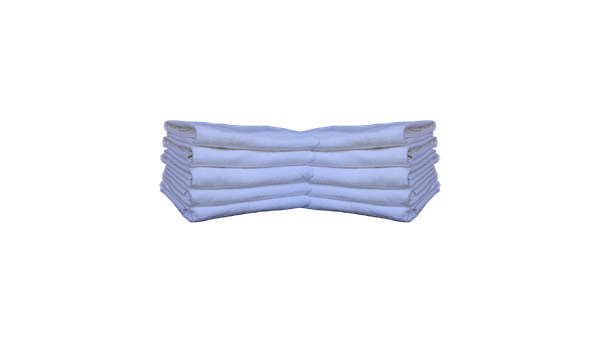 Unprinted White Sport Towels (10 Per Box)