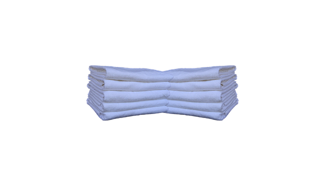 Unprinted White Sport Towels (10 Per Box)