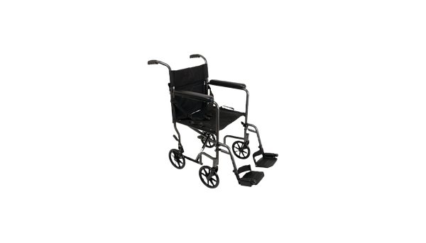Pro Basics Steel Transport Chair 19" X 16" Seat