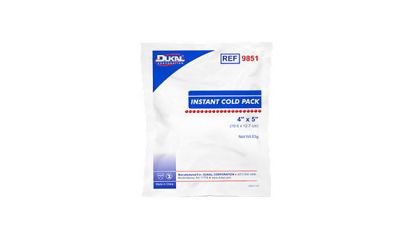 Junior Size Instant Cold Pack 4" X 5"  (50 Per Case)