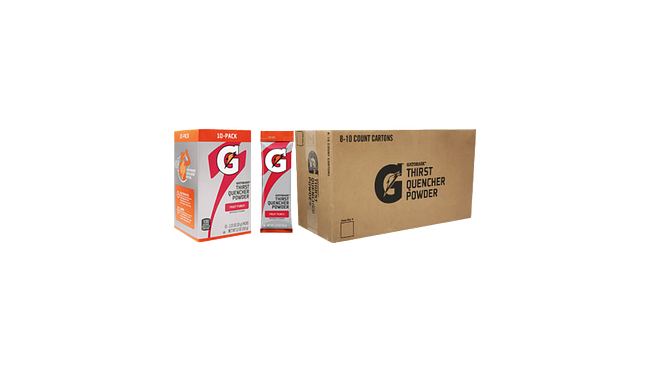 Gatorade Fruit Punch Powder Sticks (80 Sticks Per Case)
