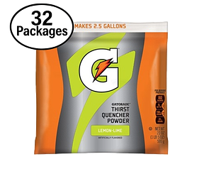 Gatorade Lemon Lime 2.5 Gallon Powder (32 Package Per Case)