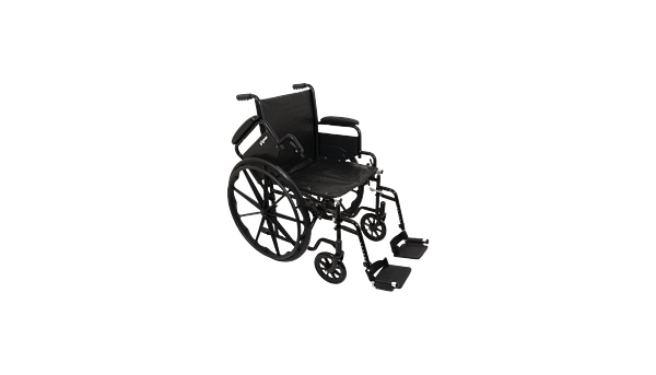Pro Basics K1 Hemi Wheelchair With Swing Away Footrests