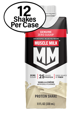 Muscle Milk Genuine Vanilla Shake, 25g Protein, 11 oz. (12 Per Case)