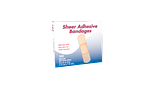 3/4" X 3" Sheer Adhesive Bandages  (100 Per Box)