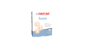 7/8" Spot Sheer Adhesive Bandages  (100 Per Box)