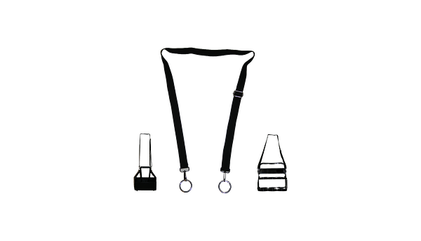 Shoulder Strap With Two Round Clips For Bottle Carriers