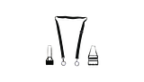Shoulder Strap With Two Round Clips For Bottle Carriers