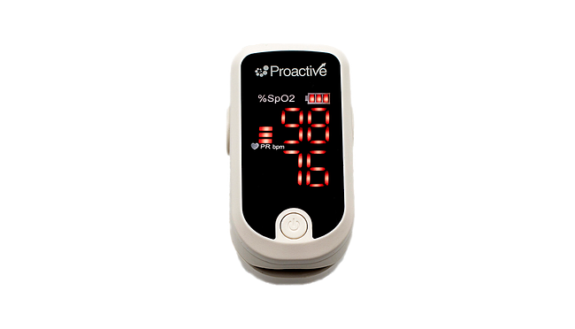 Proactive Finger Pulse Oximeter