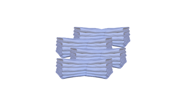 Unprinted White Sport Towels (40 Per Case)